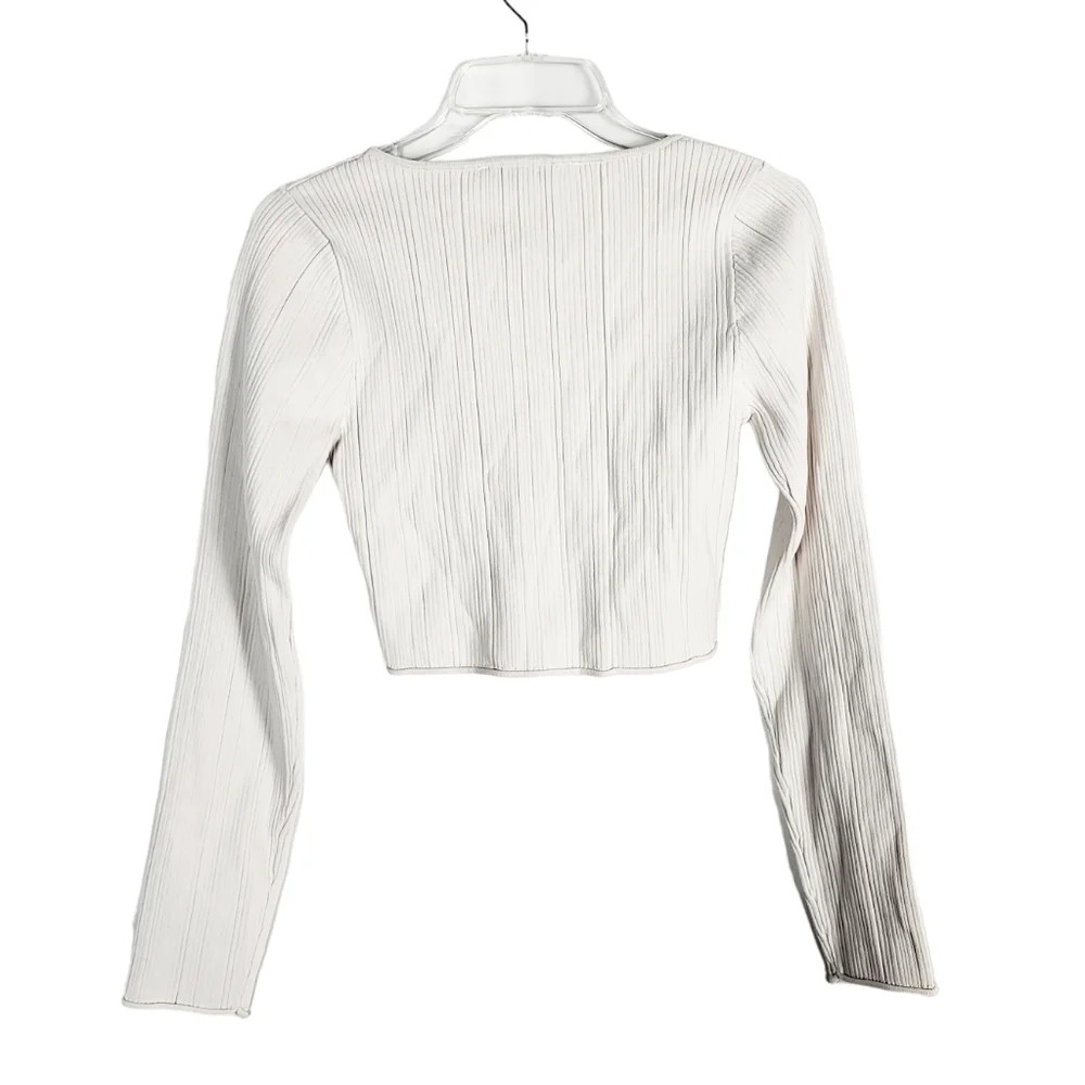 ZARA cropped knit top